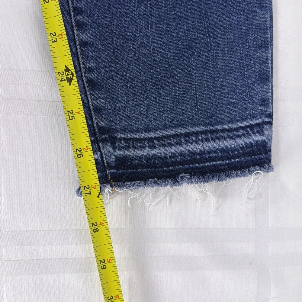 Talbots Slim Ankle Jeans Women's Size 8 Straight Leg Medium Wash Stretch